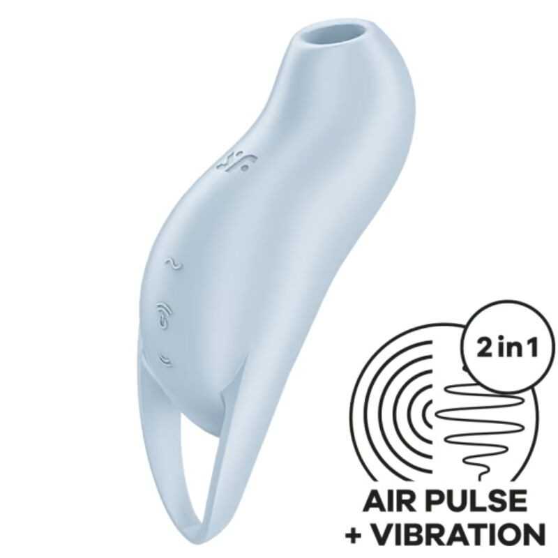 SATISFYER - POCKET PRO 1 ESTIMULADOR DE CLITÓRIS AZUL CLARO SATISFYER - POCKET PRO 1 ESTIMULADOR DE CLITÓRIS AZUL CLARO