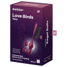 SATISFYER - LOVE BIRDS VARY BALLES VIBRANTES APPLICATION