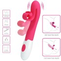 ROMANCE - VIBRADOR E ESTIMULADOR 30 VELOCIDADES COR-DE-ROSA