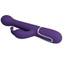 PRETTY LOVE - DEJON RABBIT VIBRATOR 3 IN 1 MULTIFUNKTIONS-LILA