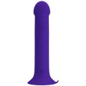 PRETTY LOVE - MURRAY YOUTH VIBRATING DILDO RECHARGEABLE VIOLET