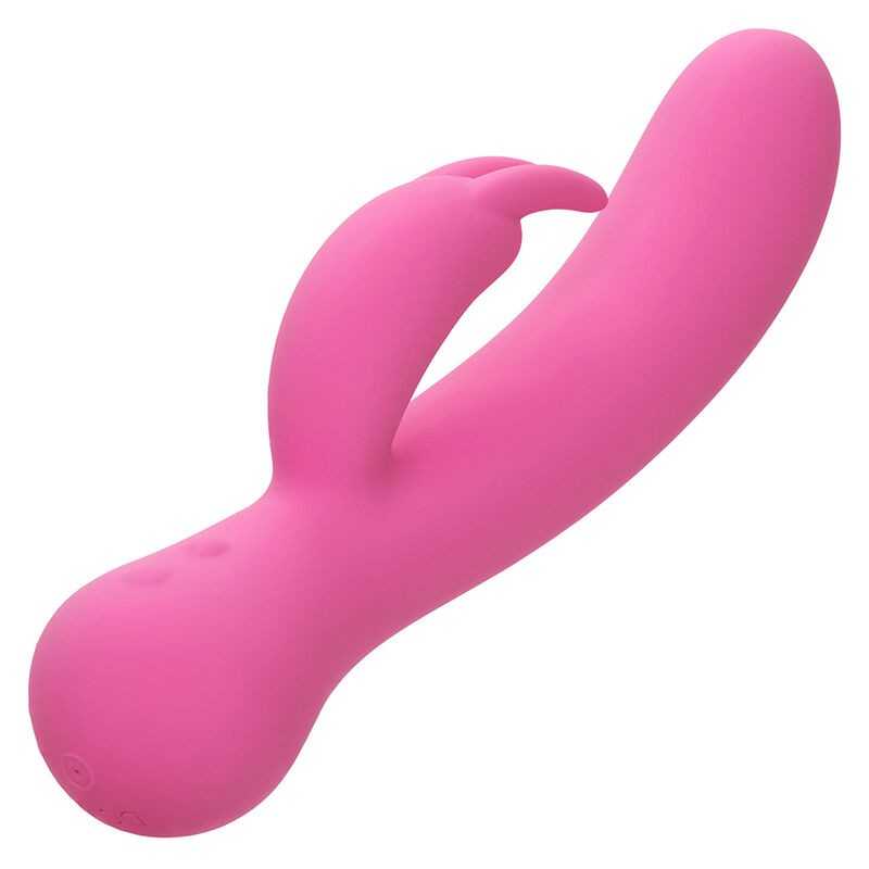 CALEXOTICS - FIRST TIME VIBRADOR COELHO RECARREGÁVEL ROSA CALEXOTICS - FIRST TIME VIBRADOR COELHO RECARREGÁVEL ROSA