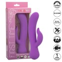 CALEXOTICS - FIRST TIME VIBRADOR PLEASER RECARREGÁVEL ROXO