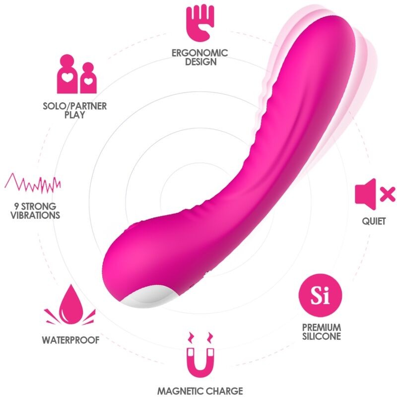 ARMONY - LEGEND VIBRATOR SILIKON FUCHSIA