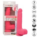 CALEXOTICS - STUDS VIBRADOR REALISTA 10 VIBRAÇÕES ROSA