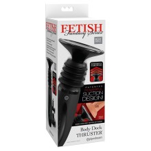 FETISH FANTASY SERIES - BODY DOCK THRUSTER DILDOKLEMME MIT 7 PUSH-MODI SCHWARZ