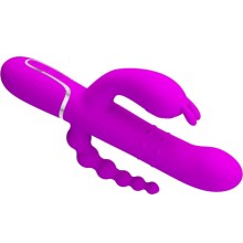 PRETTY LOVE - CAMMY VIBRADOR TRIPLO MULTIFUNCIONAL 4 EM 1 ROSA