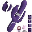 PRETTY LOVE - CAMMY TRIPLE VIBRATEUR MULTIFONCTION 4 EN 1 VIOLET