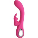 PRETTY LOVE - NOVAK RABBIT VIBRATOR 12 VIBRATIONS PINK