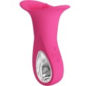 PRETTY LOVE - CLYDE ORALVIBRATOR VIBRIERENDE ZUNGE 12 VIBRATIONEN ROSA