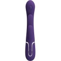 PRETTY LOVE - SHANIA TRIPLE RABBIT VIBRADOR MULTIFUNCIONAL ROXO