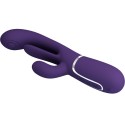 PRETTY LOVE - SHANIA TRIPLE RABBIT VIBRADOR MULTIFUNCIONAL ROXO