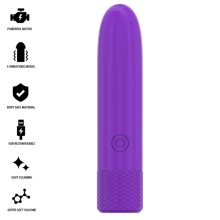 INTENSE - SYMONE USB RECHARGEABLE VIBRATING BULLET 8 VIBRATIONS