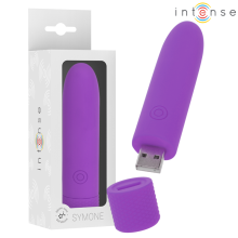 INTENSE - SYMONE USB RECHARGEABLE VIBRATING BULLET 8 VIBRATIONS