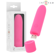 INTENSE - SYMONE USB RECHARGEABLE VIBRATING BULLET 8 VIBRATIONS