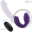 INTENSE - JILL DOPPIO VIBRATORE 20 CM VIOLA TELECOMANDO