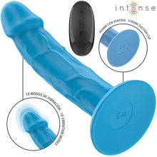 INTENSE - PHOEBE REALISTIC VIBRATOR 10 VIBRATIONS BLUE REMOTE