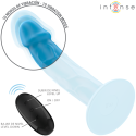 INTENSE - PHOEBE REALISTISCHER VIBRATOR 10 VIBRATIONEN BLAU FERNBEDIENUNG