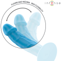 INTENSE - PHOEBE VIBRADOR REALISTA 10 VIBRAÇÕES AZUL CONTROLE