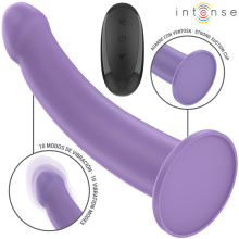 INTENSE - EDDIE VIBRADOR 17,5 CM 10 VIBRAÇÕES ROXO CONTROLE