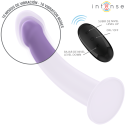 INTENSE - EDDIE VIBRADOR 17,5 CM 10 VIBRAÇÕES ROXO CONTROLE