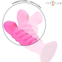 INTENSE - CINDY VIBRATOR GRÖSSE L SPIRALDESIGN 10 VIBRATIONEN ROSA FERNBEDIENUNG