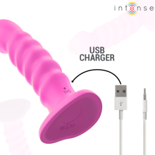 INTENSE - CINDY VIBRATOR SIZE L SPIRAL DESIGN 10 VIBRATIONS