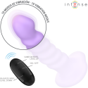 INTENSE - BRENDA VIBRATOR GRÖSSE M SPIRALDESIGN 10 VIBRATIONEN LILA FERNBEDIENUNG