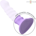 INTENSE - BRENDA VIBRATOR GRÖSSE M SPIRALDESIGN 10 VIBRATIONEN LILA FERNBEDIENUNG