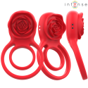 INTENSE - GAIL STIMULATOR ROSE 10 VIBRATIONS RED REMOTE CONTROL