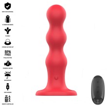 INTENSE - CODY VIBRATOR MIT SAUGNÄPFEN, ROTE FERNBEDIENUNG