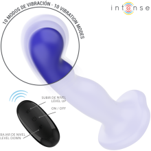 INTENSE - SHORTY VIBRADOR COM VENTOSA AZUL CONTROLE REMOTO