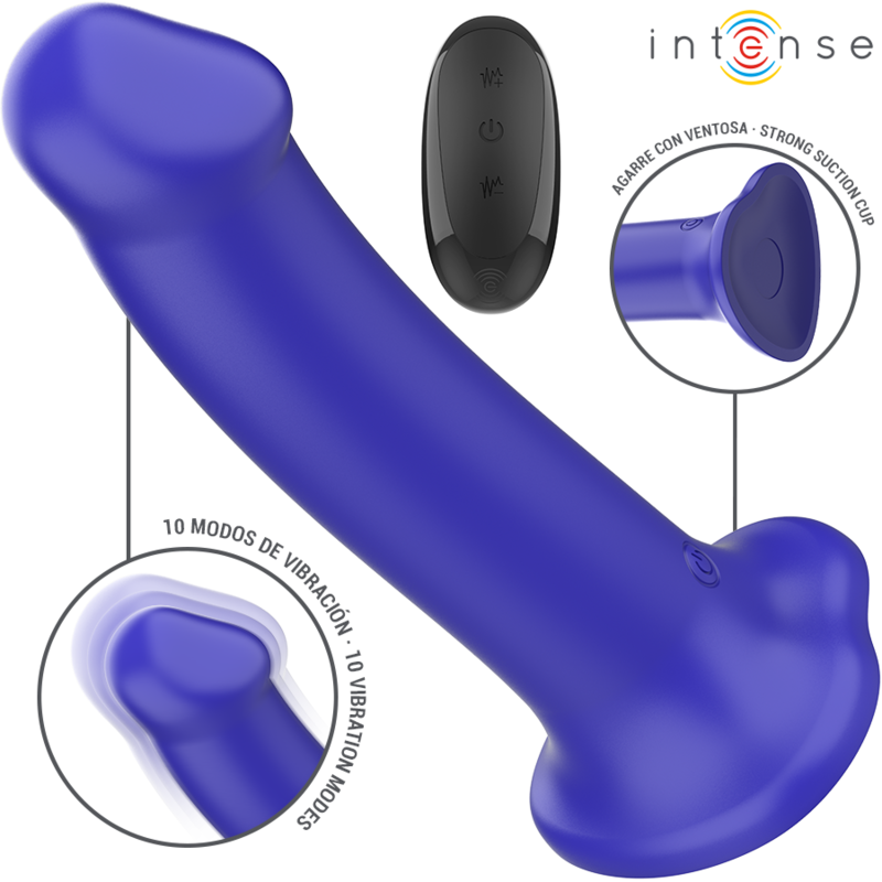 INTENSE - VICTORIA VIBRATOR MIT SAUGNÄPFEN 10 VIBRATIONEN