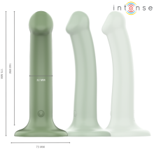 INTENSE - BECCA VIBRATOR WITH SUCTION CUP 10 VIBRATIONS GREEN