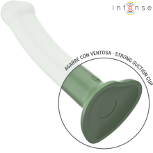 INTENSE - BECCA VIBRATOR WITH SUCTION CUP 10 VIBRATIONS GREEN