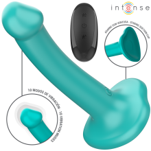 INTENSE - KATIE VIBRATOR WITH SUCTION CUP 10 VIBRATIONS BLUE