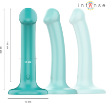 INTENSE - KATIE VIBRADOR COM VENTOSA 10 VIBRAÇÕES AZUL CONTROLE