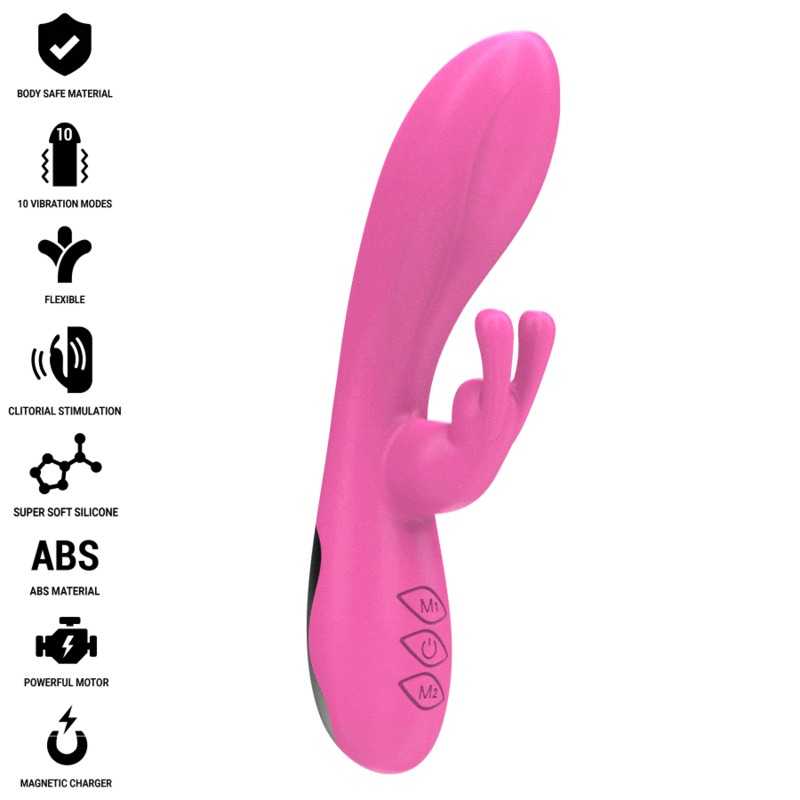 INTENSE - RANDALL VIBRATORE RABBIT 10 VIBRAZIONI ROSA INTENSE - RANDALL VIBRATORE RABBIT 10 VIBRAZIONI ROSA