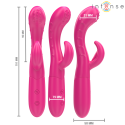 INTENSE - AMARA VIBRATOR MIT STIMULIERENDER ZUNGE 10 VIBRATIONEN ROSA