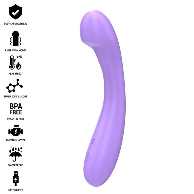 INTENSE - BECKY VIBRADOR 19 CM AQUECÍVEL 7 VIBRAÇÕES ROXO INTENSE - BECKY VIBRADOR 19 CM AQUECÍVEL 7 VIBRAÇÕES ROXO
