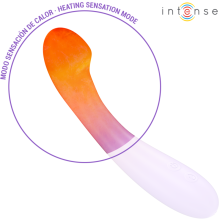 INTENSE - BECKY VIBRADOR 19 CM AQUECÍVEL 7 VIBRAÇÕES ROXO