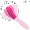 INTENSE - BELINDA VIBRADOR 19 CM FLEXÍVEL 10 VIBRAÇÕES ROSA