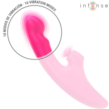 INTENSE - EMI VIBRADOR 13,5 CM MULTIFUNÇÃO 3 EM 1 10 VIBRAÇÕES