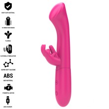 INTENSE - JULIETA VIBRATORE CONIGLIO 18,6 CM 10 VIBRAZIONI ROSA