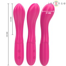 INTENSE - LISETTE VIBRADOR 19 CM FLEXÍVEL 10 VIBRAÇÕES ROSA