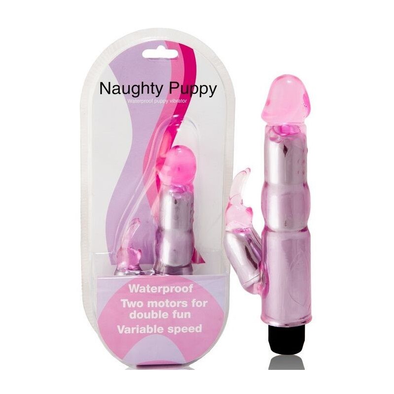 BAILE - VIBRADOR COM ESTIMULADOR ROSA AJUSTVEL