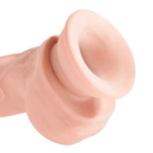 KING COCK - DILDO TRIPLA DENSIDADE 18.4 CM