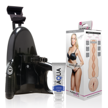 FLESHLIGHT - BRANDI LOVE VAGINA + UNIVERSAL LAUNCH + SCHMIERMITTEL IN AQUA-QUALITÄT 50 ML