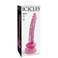 ICICLES - N. 86 DILDO IN VETRO DI CON VENTOSA