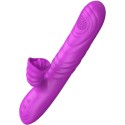 ARMONY - VIBRADOR MULTIFUNO ANGELIA COM LÍNGUA ESTIMULANTE EFEITO CALOR VIOLETA